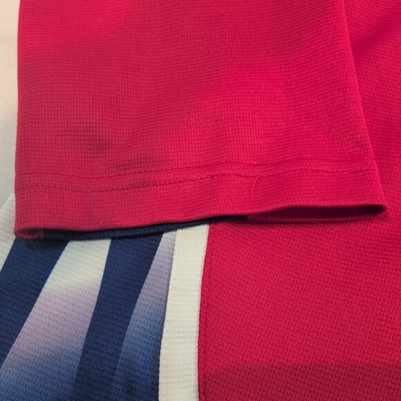 Olympic Team Nike M Medium Russia Ice Hockey Jersey Red Blue Embroidery National - Picture 6 of 15